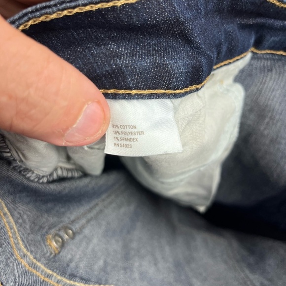 Old Navy Flare Jeans Womens 28W Plus size Blue Stretch Denim Pants Comfy 2379 - Picture 3 of 9